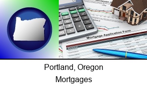 Portland Oregon a mortgage application form