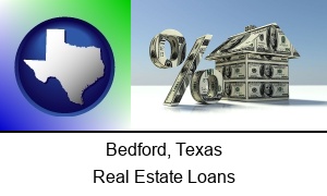 Bedford Texas a real estate loan rate