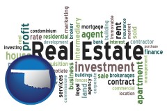 Oklahoma - real estate concept words