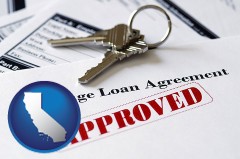 California - an approved mortgage loan agreement