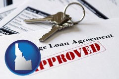 Idaho - an approved mortgage loan agreement