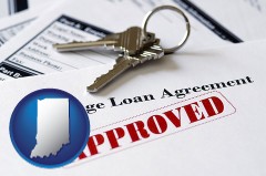 Indiana - an approved mortgage loan agreement