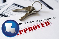 Louisiana - an approved mortgage loan agreement