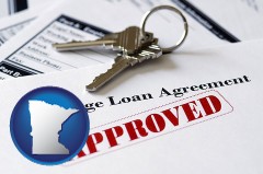 Minnesota - an approved mortgage loan agreement