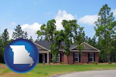 Missouri - a single story retirement home